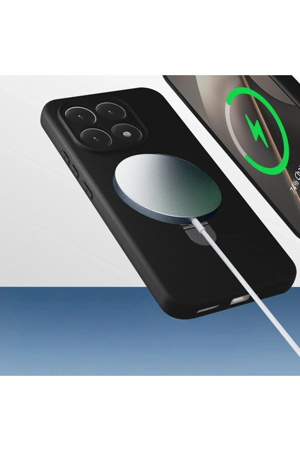 Xiaomi 15T Kılıf M-safe Şarj Özellikli Standlı Zore Samara Kapak