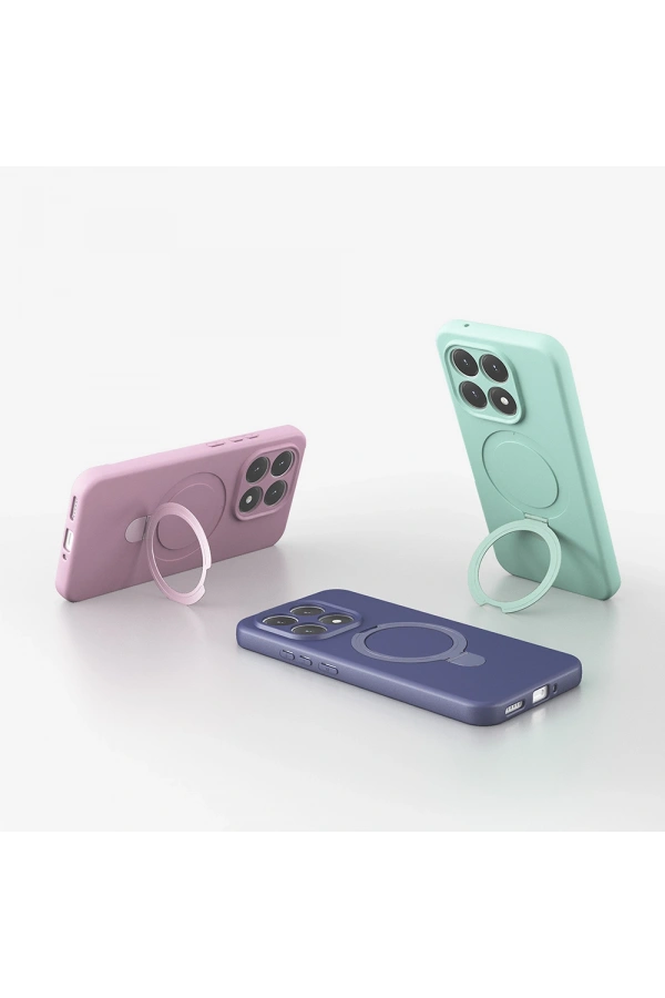 Xiaomi 15T Kılıf M-safe Şarj Özellikli Standlı Zore Samara Kapak
