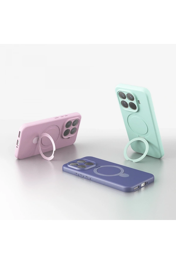 Xiaomi 15T Pro Kılıf M-safe Şarj Özellikli Standlı Zore Samara Kapak