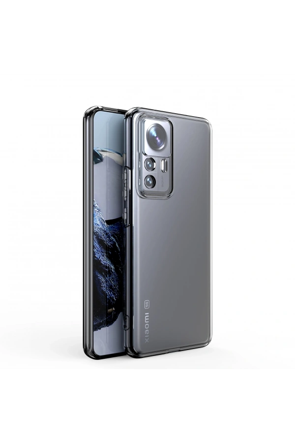 Xiaomi Mi 12T Pro Kılıf Zore Kamera Korumalı Süper Silikon Kapak