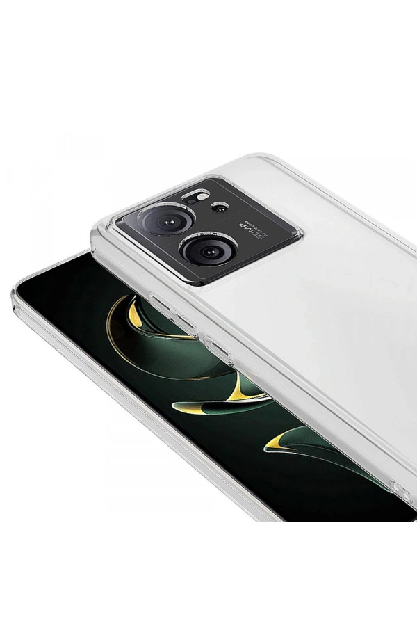 Xiaomi Mi 13T Kılıf Nano Oleofobik Özellikli Sert Arka Yüzey Zore Droga Kapak