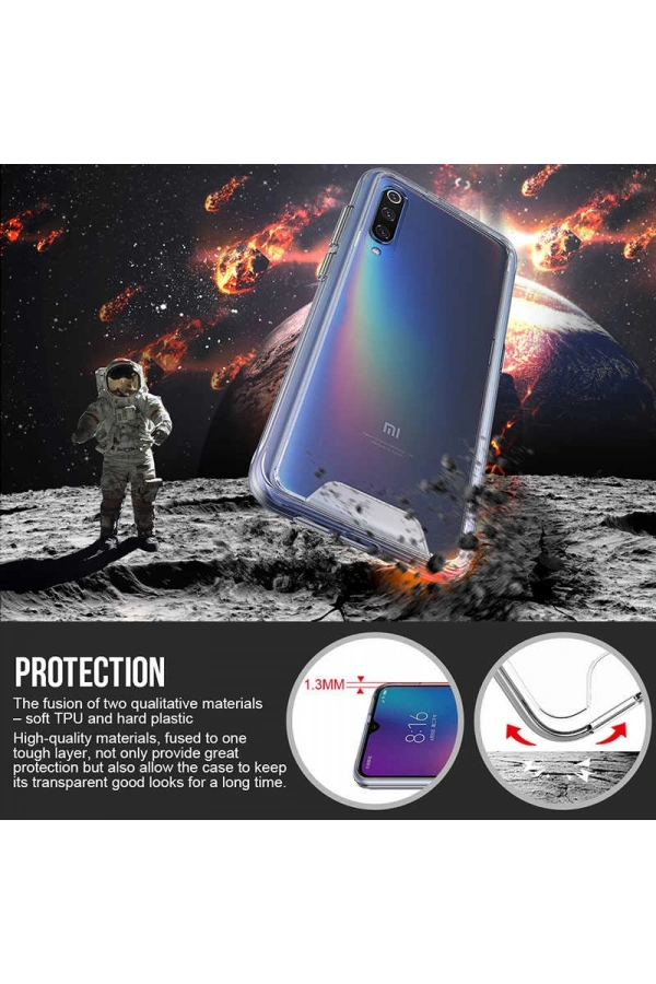 Xiaomi Mi 9 Kılıf Zore Gard Silikon