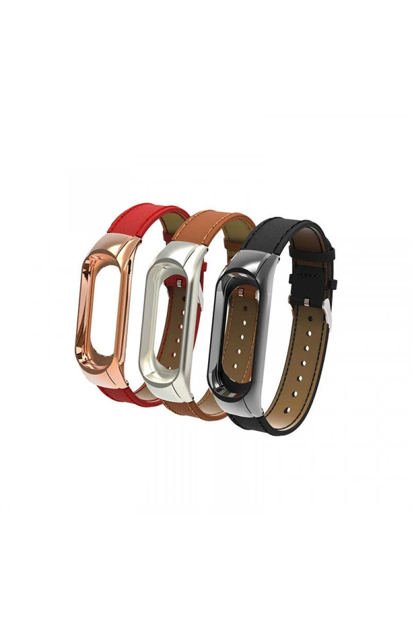 Xiaomi Mi Band 3 KRD-07 Deri Kordon
