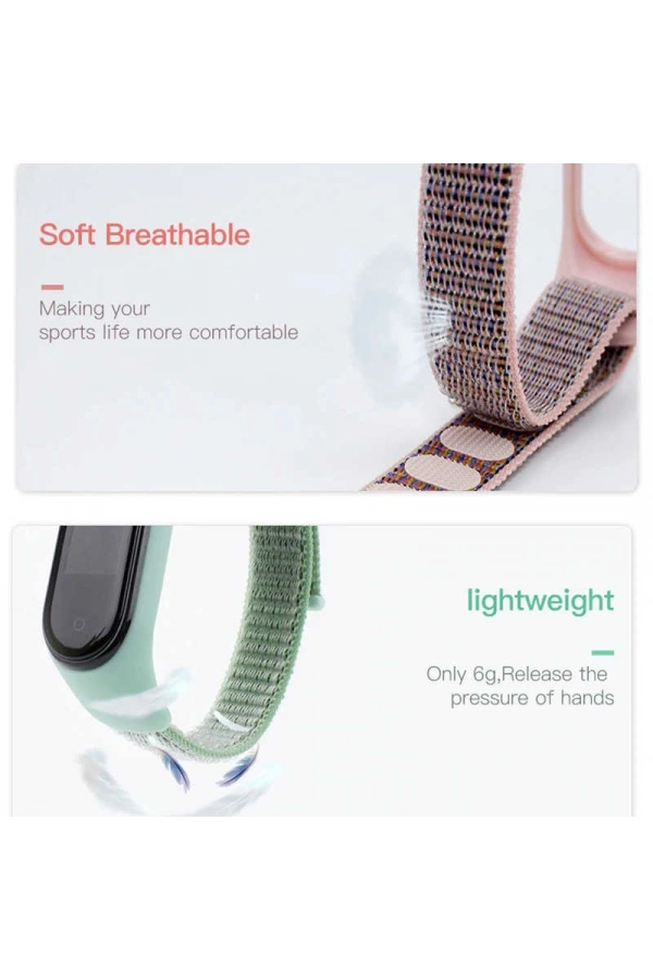 Xiaomi Mi Band 4 Zore KRD-03 Hasır Kordon