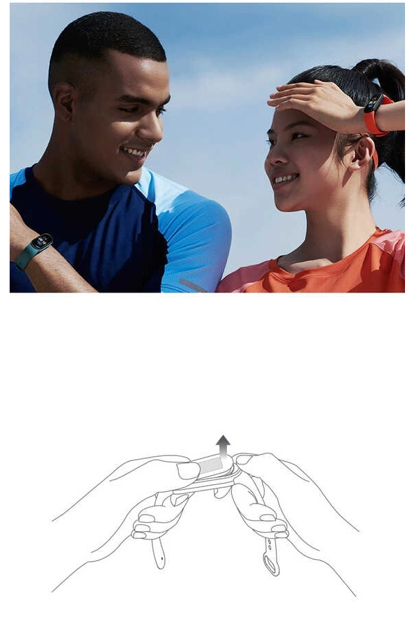 Xiaomi Mi Band 5 Zore Klasik Kordon