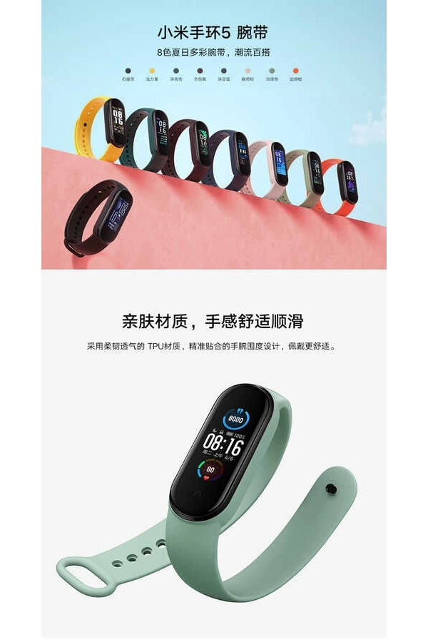 Xiaomi Mi Band 5 Zore Klasik Kordon