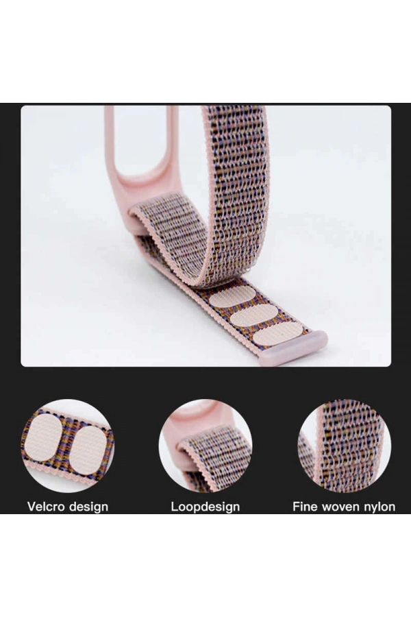 Xiaomi Mi Band 6 Zore KRD-03 Hasır Kordon