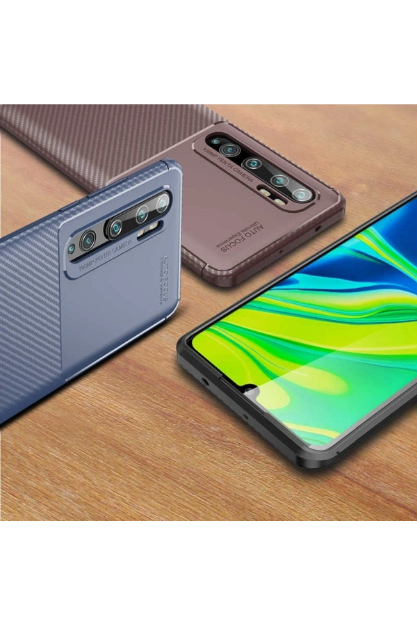 Xiaomi Mi Note 10 Kılıf Zore Negro Silikon Kapak