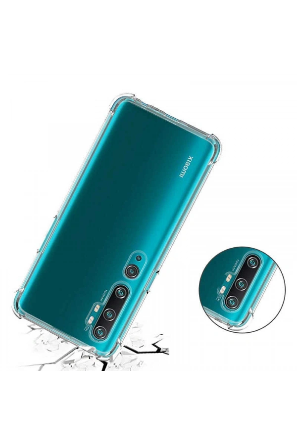 Xiaomi Mi Note 10 Kılıf Zore Nitro Anti Shock Silikon