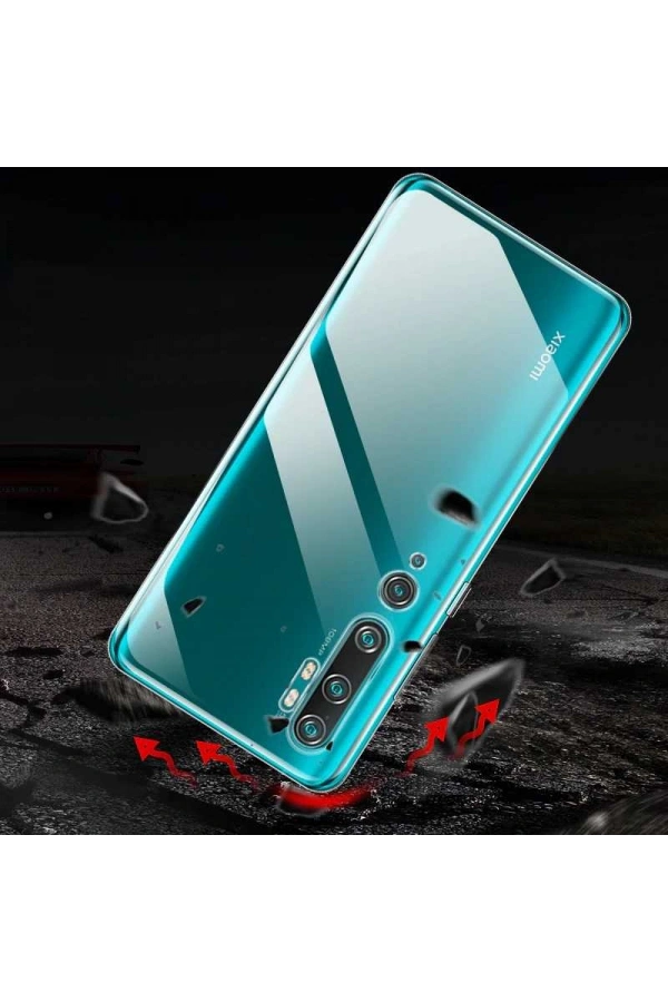Xiaomi Mi Note 10 Kılıf Zore Süper Silikon Kapak