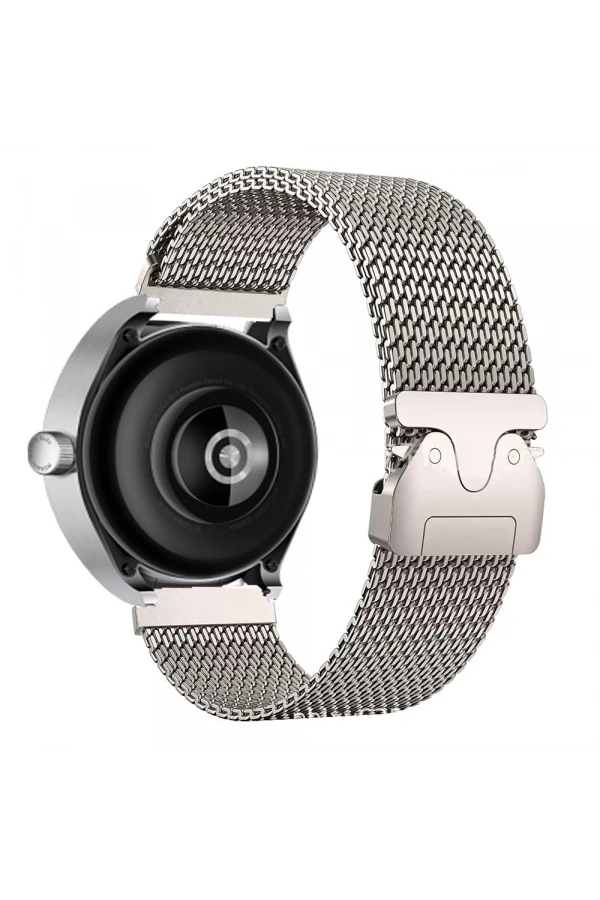 Xiaomi Mi Watch Color Zore KRD-100 22mm Titanyum Hasır Kordon