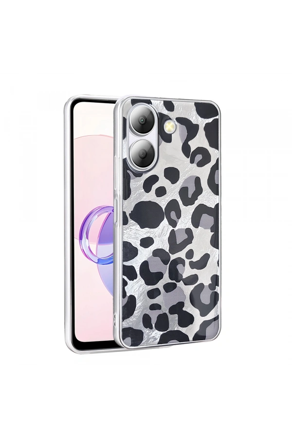 Xiaomi Poco C65 Kılıf Desenli Zore Mep Kapak