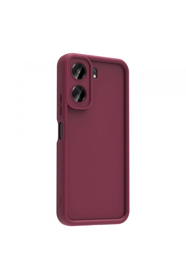 Xiaomi Poco C65 Kılıf Kamera Korumalı Zore Ananas Kapak