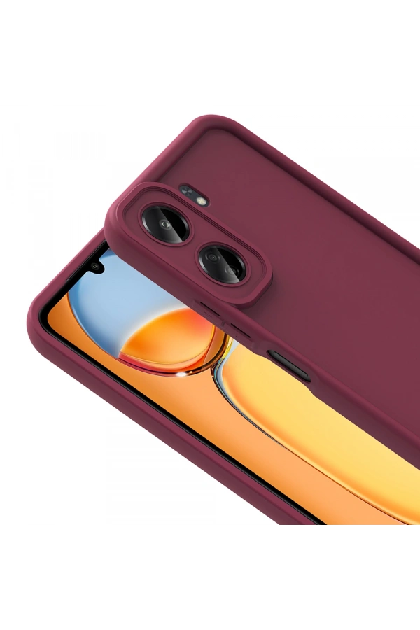 Xiaomi Poco C65 Kılıf Kamera Korumalı Zore Ananas Kapak