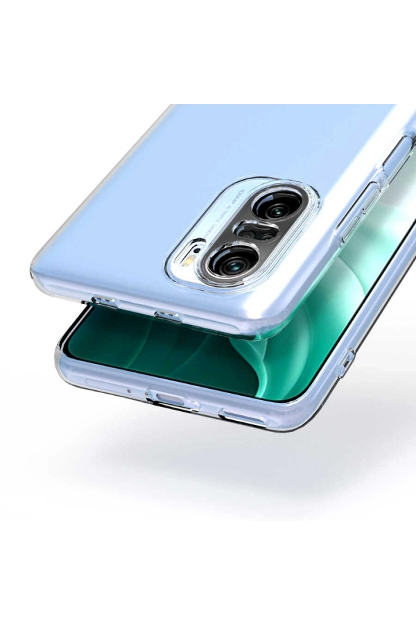 Xiaomi Poco F3 Kılıf Zore Kamera Korumalı Süper Silikon Kapak