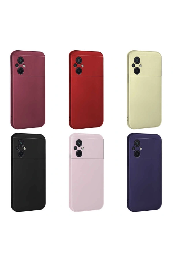 Xiaomi Poco M5 Kılıf Zore Premier Silikon Kapak