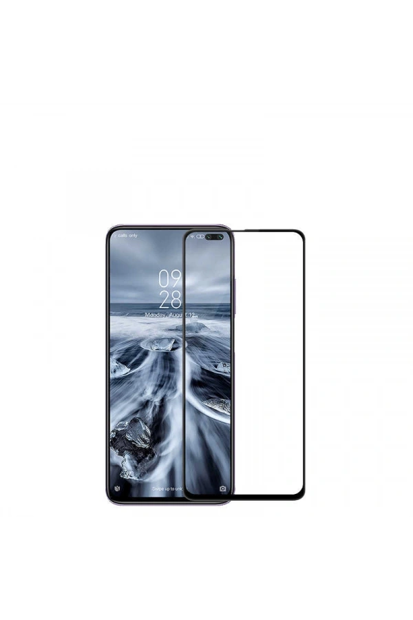 Xiaomi Poco X2 Zore Kenarları Kırılmaya Dayanıklı Cam Ekran Koruyucu
