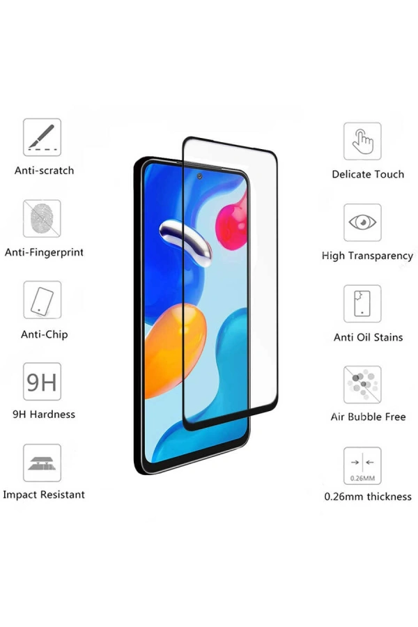 Xiaomi Poco X3 Davin 5D Cam Ekran Koruyucu