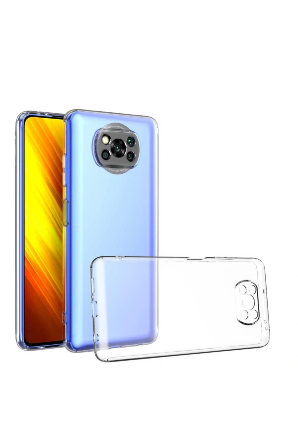 Xiaomi Poco X3 Kılıf Zore Kamera Korumalı Süper Silikon Kapak