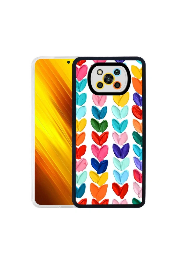 Xiaomi Poco X3 Kılıf Zore M-Fit Desenli Kapak