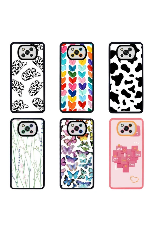 Xiaomi Poco X3 Kılıf Zore M-Fit Desenli Kapak
