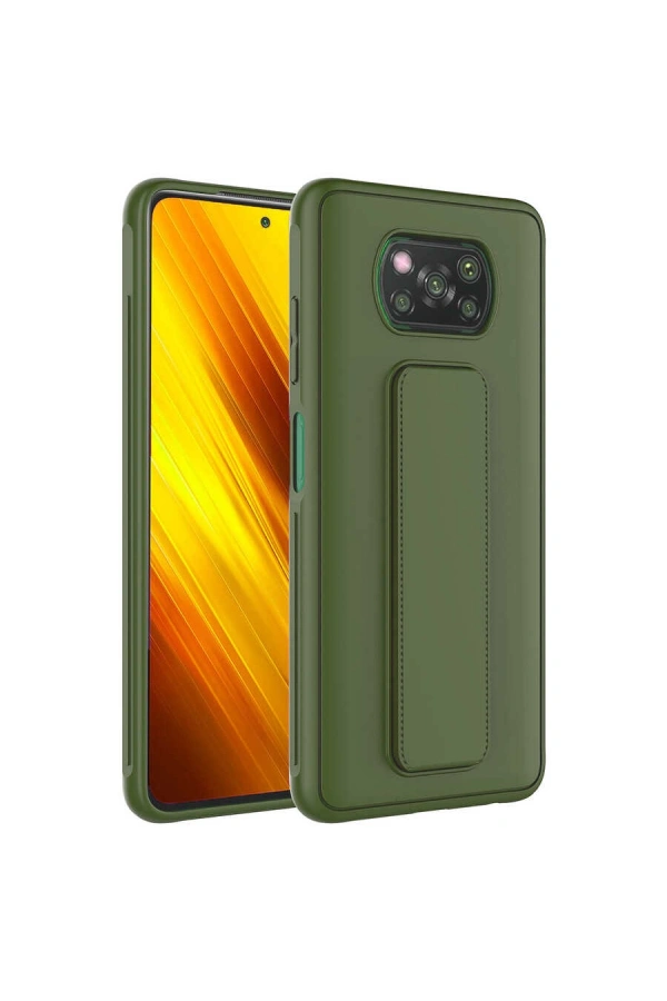 Xiaomi Poco X3 Kılıf Zore Qstand Kapak