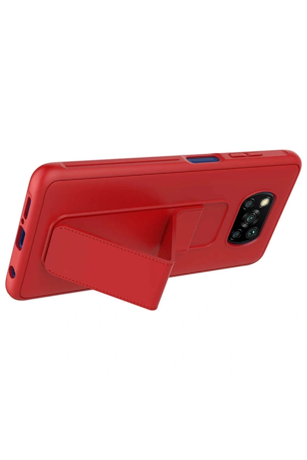 Xiaomi Poco X3 Kılıf Zore Qstand Kapak
