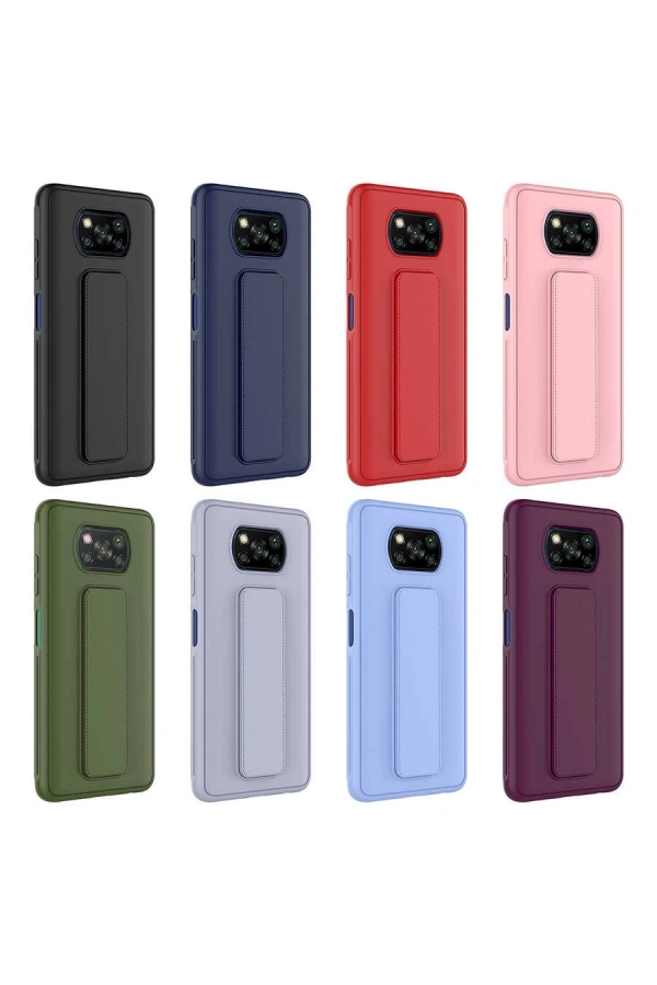 Xiaomi Poco X3 Kılıf Zore Qstand Kapak
