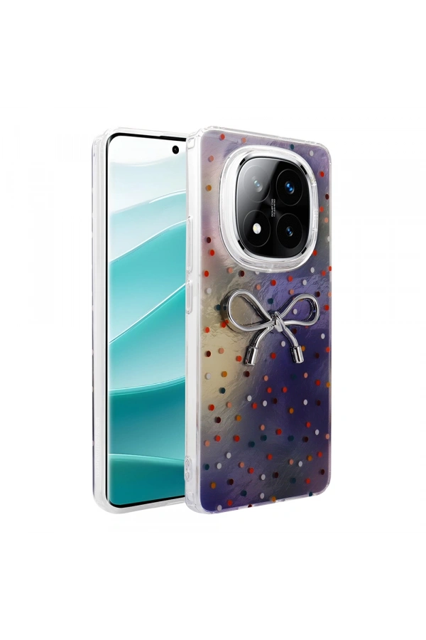 Xiaomi Poco X7 Kılıf Kamera Korumalı Figürlü Zore Ponti Silikon Kapak