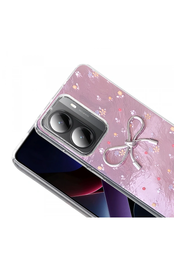 Xiaomi Poco X7 Pro Kılıf Kamera Korumalı Figürlü Zore Ponti Silikon Kapak