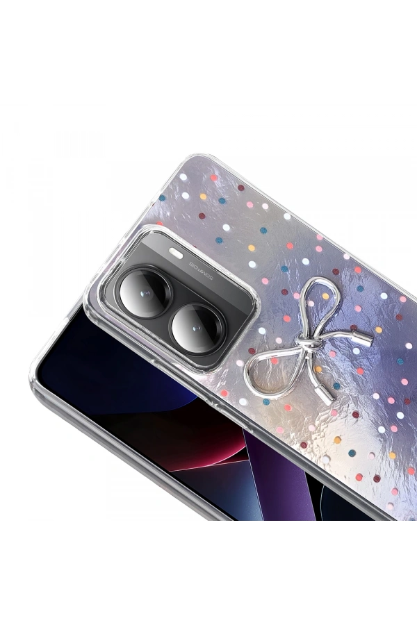 Xiaomi Poco X7 Pro Kılıf Kamera Korumalı Figürlü Zore Ponti Silikon Kapak