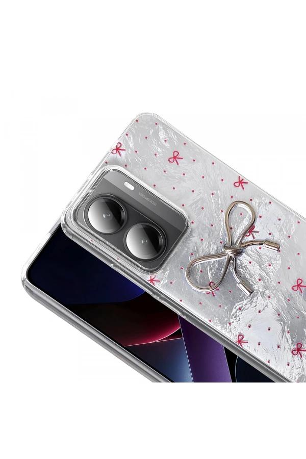 Xiaomi Poco X7 Pro Kılıf Kamera Korumalı Figürlü Zore Ponti Silikon Kapak