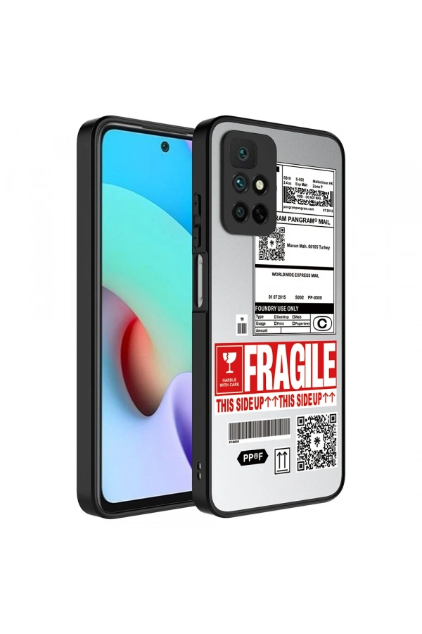 Xiaomi Redmi 10 Kılıf Aynalı Desenli Kamera Korumalı Parlak Zore Mirror Kapak