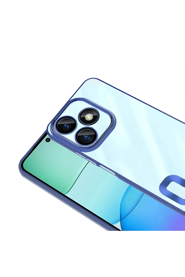 Xiaomi Redmi 13 4G Kılıf Kamera Korumalı Logo Gösteren Zore Omega Kapak