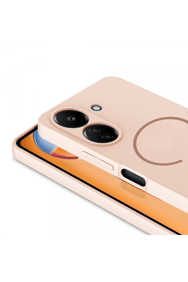 Xiaomi Redmi 13C Kılıf M-safe Şarj Özellikli Zore Meta Kapak