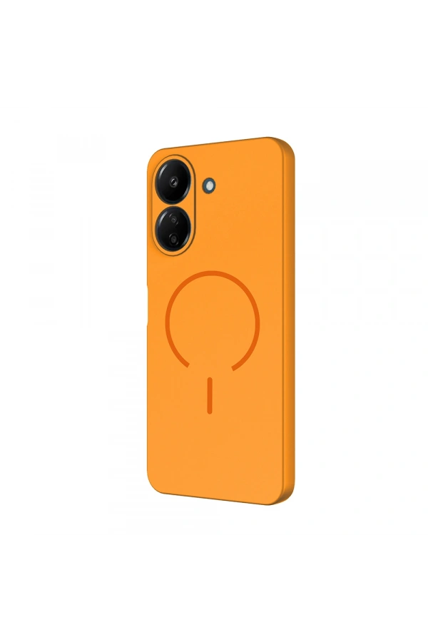 Xiaomi Redmi 13C Kılıf M-safe Şarj Özellikli Zore Meta Kapak