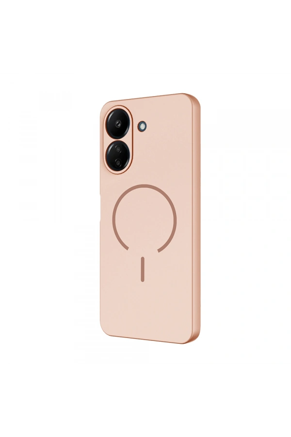 Xiaomi Redmi 13C Kılıf M-safe Şarj Özellikli Zore Meta Kapak