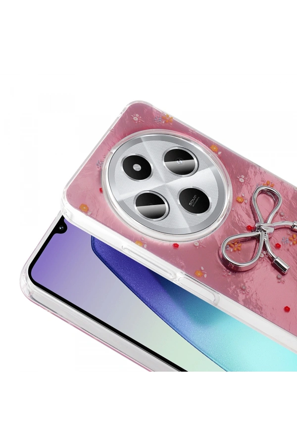 Xiaomi Redmi 14C 4G Kılıf Kamera Korumalı Figürlü Zore Ponti Silikon Kapak