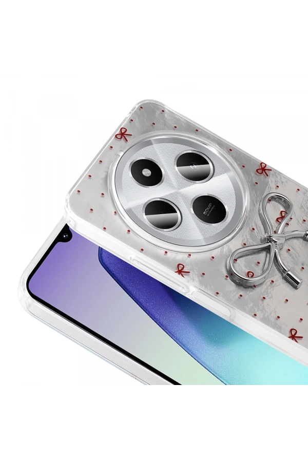 Xiaomi Redmi 14C 4G Kılıf Kamera Korumalı Figürlü Zore Ponti Silikon Kapak