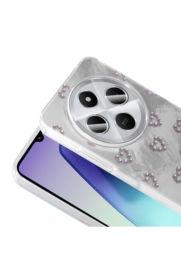 Xiaomi Redmi 14C 4G Kılıf Kamera Korumalı Figürlü Zore Ponti Silikon Kapak