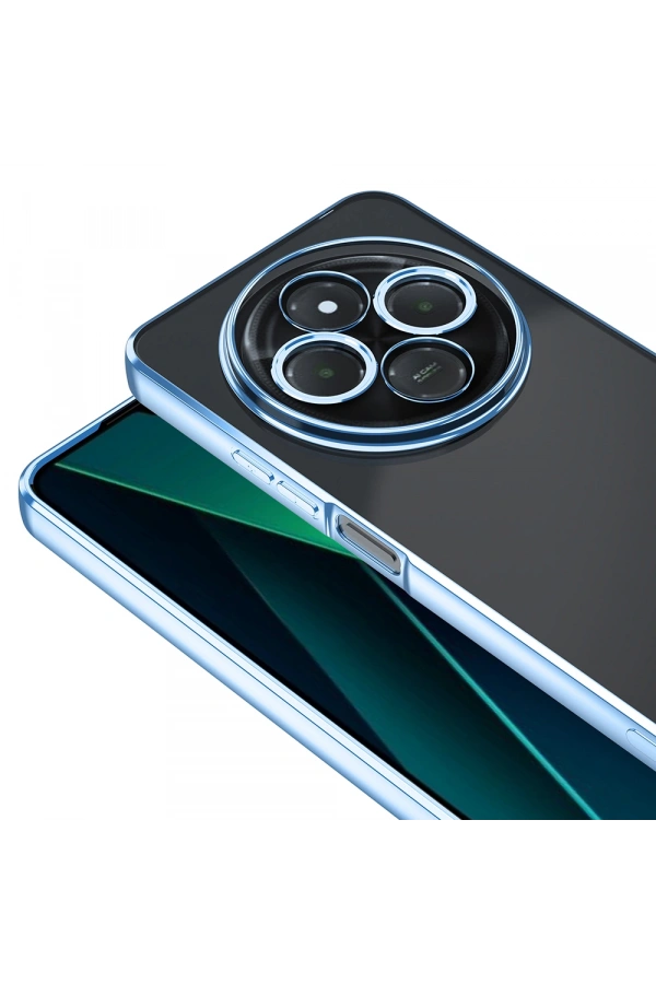 Xiaomi Redmi 14C 4G Kılıf Kamera Korumalı Logo Gösteren Zore Omega Kapak