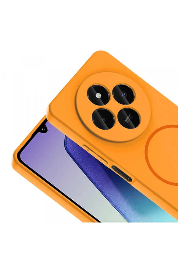 Xiaomi Redmi 14C Kılıf M-safe Şarj Özellikli Zore Meta Kapak