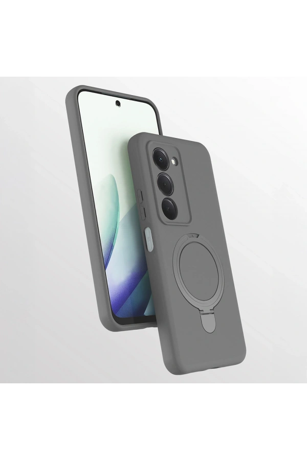 Xiaomi Redmi 15 Kılıf M-safe Şarj Özellikli Standlı Zore Samara Kapak