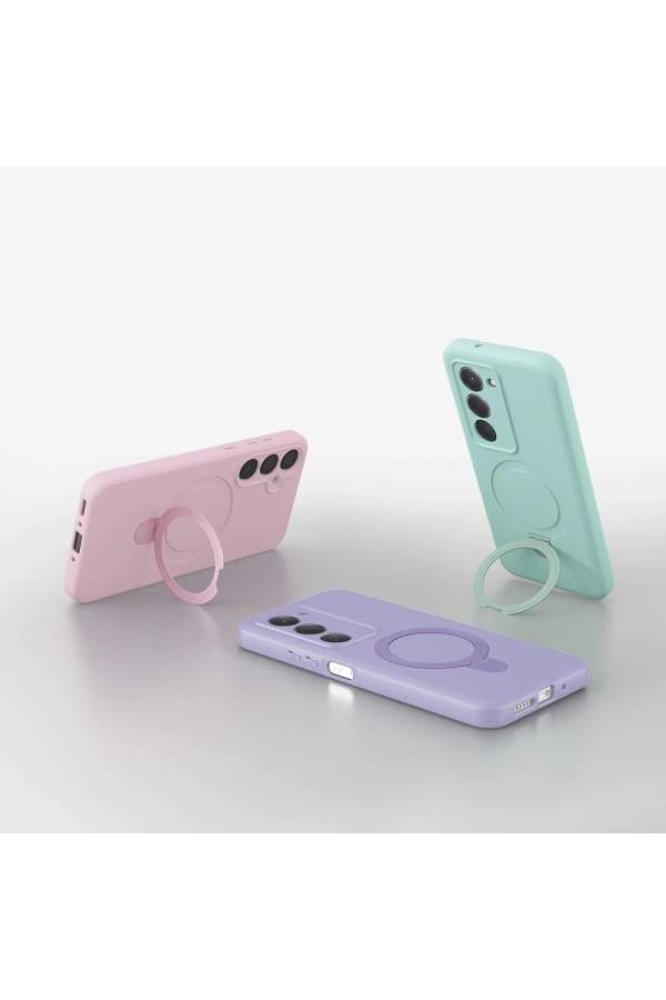 Xiaomi Redmi 15 Kılıf M-safe Şarj Özellikli Standlı Zore Samara Kapak