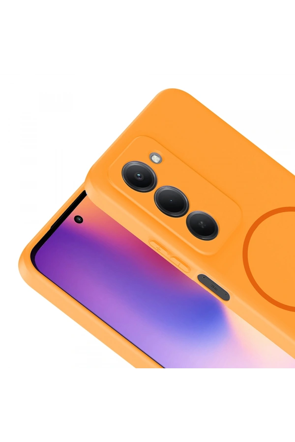 Xiaomi Redmi 15 Kılıf M-safe Şarj Özellikli Zore Meta Kapak