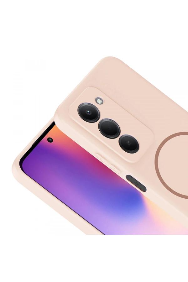 Xiaomi Redmi 15 Kılıf M-safe Şarj Özellikli Zore Meta Kapak