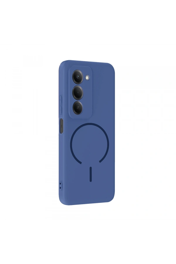 Xiaomi Redmi 15 Kılıf M-safe Şarj Özellikli Zore Meta Kapak