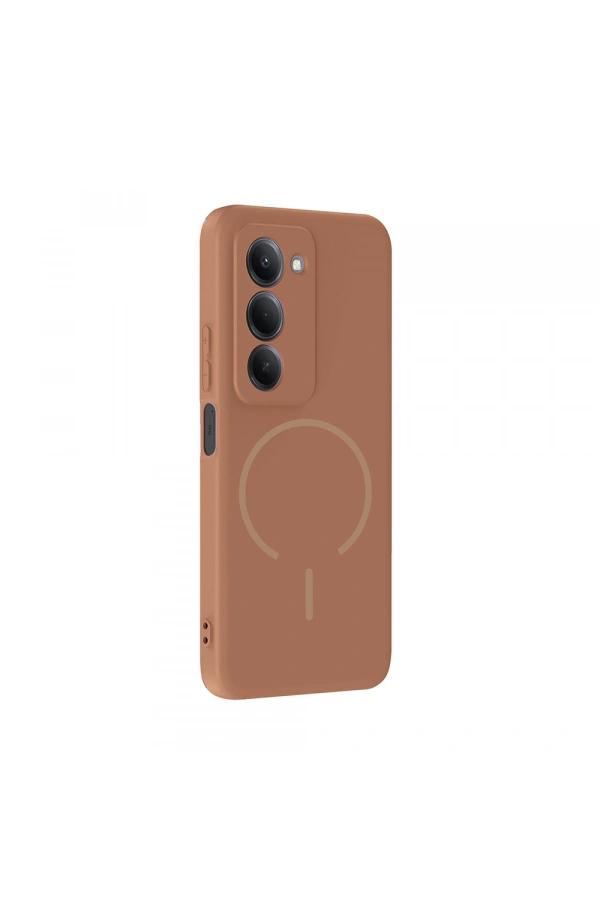 Xiaomi Redmi 15 Kılıf M-safe Şarj Özellikli Zore Meta Kapak