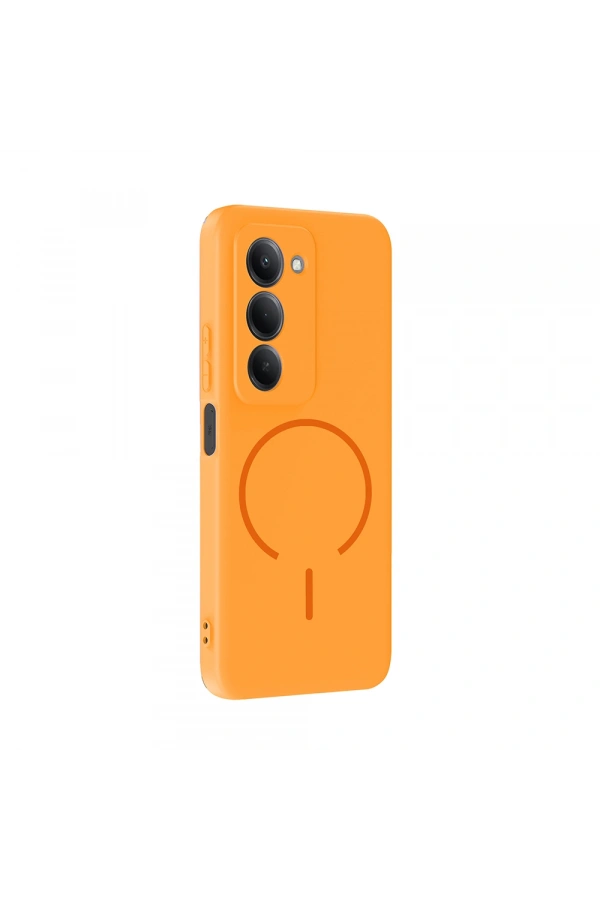Xiaomi Redmi 15 Kılıf M-safe Şarj Özellikli Zore Meta Kapak
