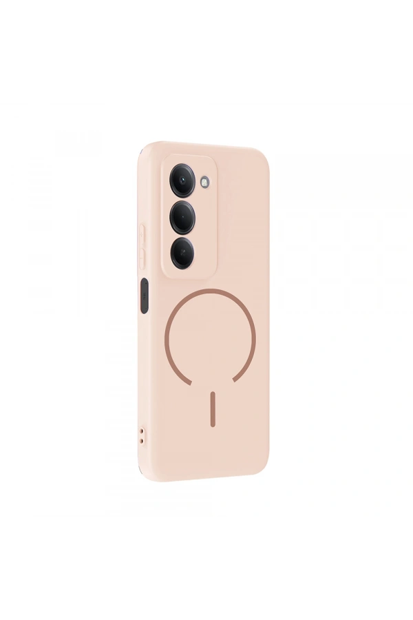 Xiaomi Redmi 15 Kılıf M-safe Şarj Özellikli Zore Meta Kapak